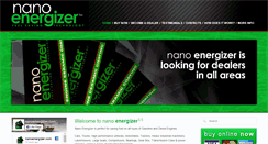 Desktop Screenshot of nanoenergizer.com