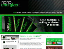 Tablet Screenshot of nanoenergizer.com